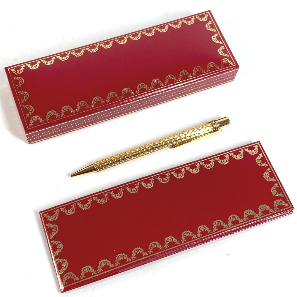 CARTIER Trinity Logo เครื่องเขียน ปากกา ลูกลื่น โลหะ ยูนิเซ็กส์ สีทอง