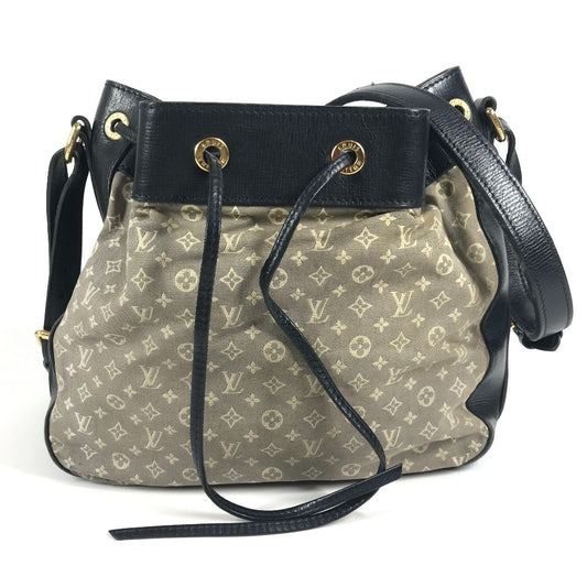 LOUIS VUITTON M40680 モノグラムイディール ノエPM ノエ PM カバン 斜め掛け 巾着 ショルダーバッグ モノグラムイディール ユニセックス アンクル ネイビー