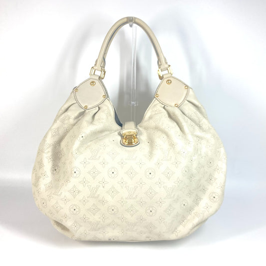 LOUIS VUITTON M95548 モノグラムマヒナ XL カバン 肩掛け トートバッグ ショルダーバッグ モノグラムマヒナレザー レディース グリ ベージュ系