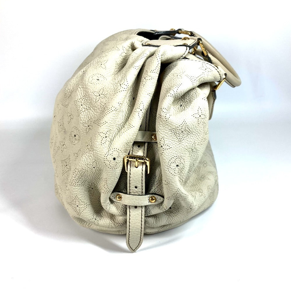 LOUIS VUITTON M95548 モノグラムマヒナ XL カバン 肩掛け トートバッグ ショルダーバッグ モノグラムマヒナレザー レディース グリ ベージュ系