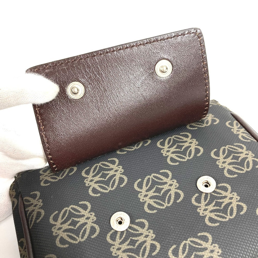 LOEWE Bum Bag, Body Bag with Anagram Logo, Pouch Only, Waist Bag, Belt Bag, Crossbody Pouch, PVC/Leather, Unisex, Brown