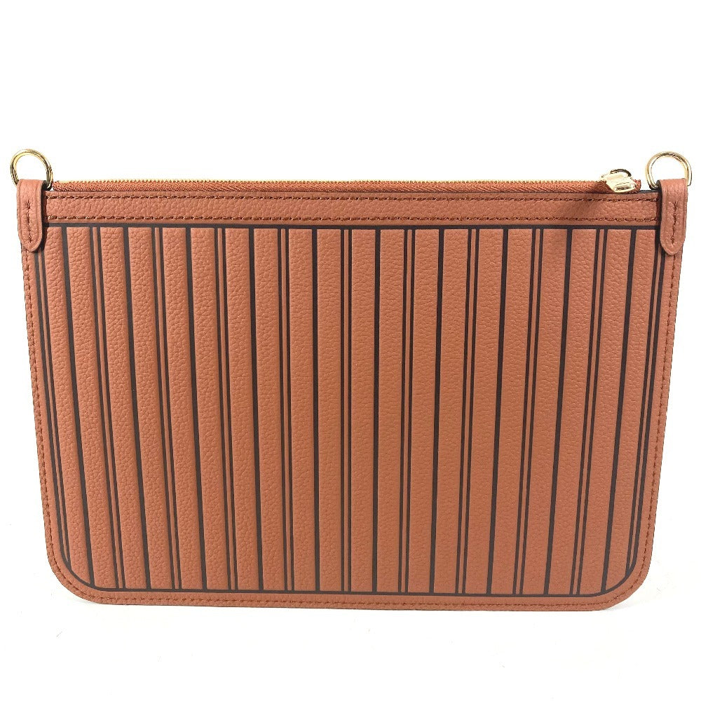 LOUIS VUITTON M12061 Monogram Neverfull Inside-Out MM Clutch Bag, Second Bag, Multi-Pouch, Pouch Only, Leather, Unisex, Tan