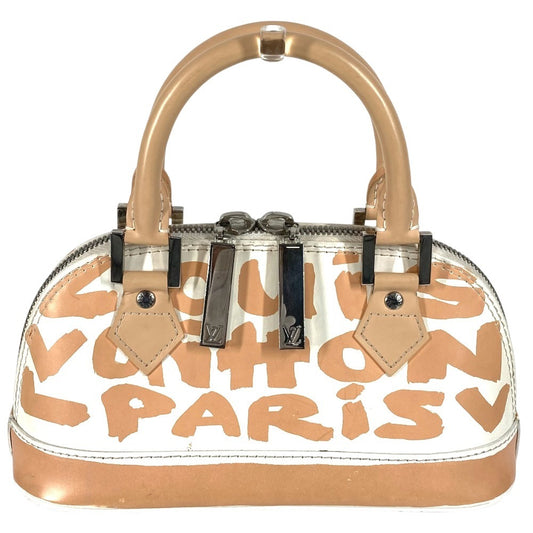 LOUIS VUITTON M92178 モノグラムグラフィティ アルマPM アルマ PM カバン ハンドバッグ レザー レディース ベージュ