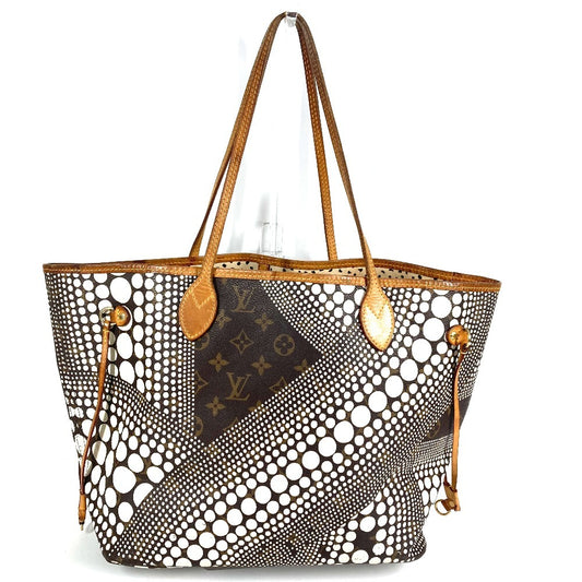 LOUIS VUITTON M40684 モノグラム パンプキンドット ネヴァーフルMM ネヴァーフル MM カバン 草間彌生コラボ トートバッグ ショルダーバッグ モノグラムキャンバス レディース ブラウン