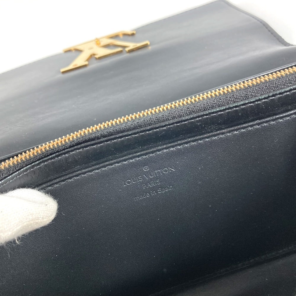 LOUIS VUITTON M61316 Vernis Portefeuille Louise Flap Long Wallet Patent Leather Unisex Black