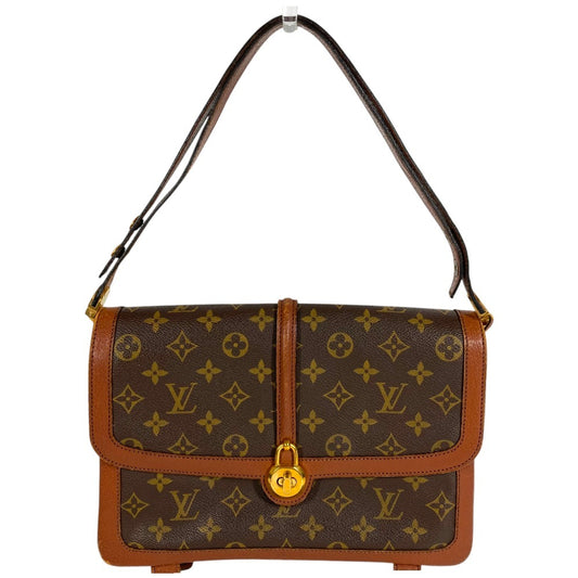 LOUIS VUITTON M51414 モノグラム ヴィンテージ サックヴァンドーム カバン 肩掛け フラップ ショルダーバッグ モノグラムキャンバス ユニセックス ブラウン