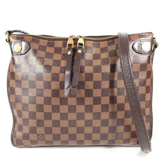 LOUIS VUITTON N41425 ダミエ ドゥオモ カバン 斜め掛け ショルダーバッグ ダミエキャンバス ユニセックス エベヌ ブラウン