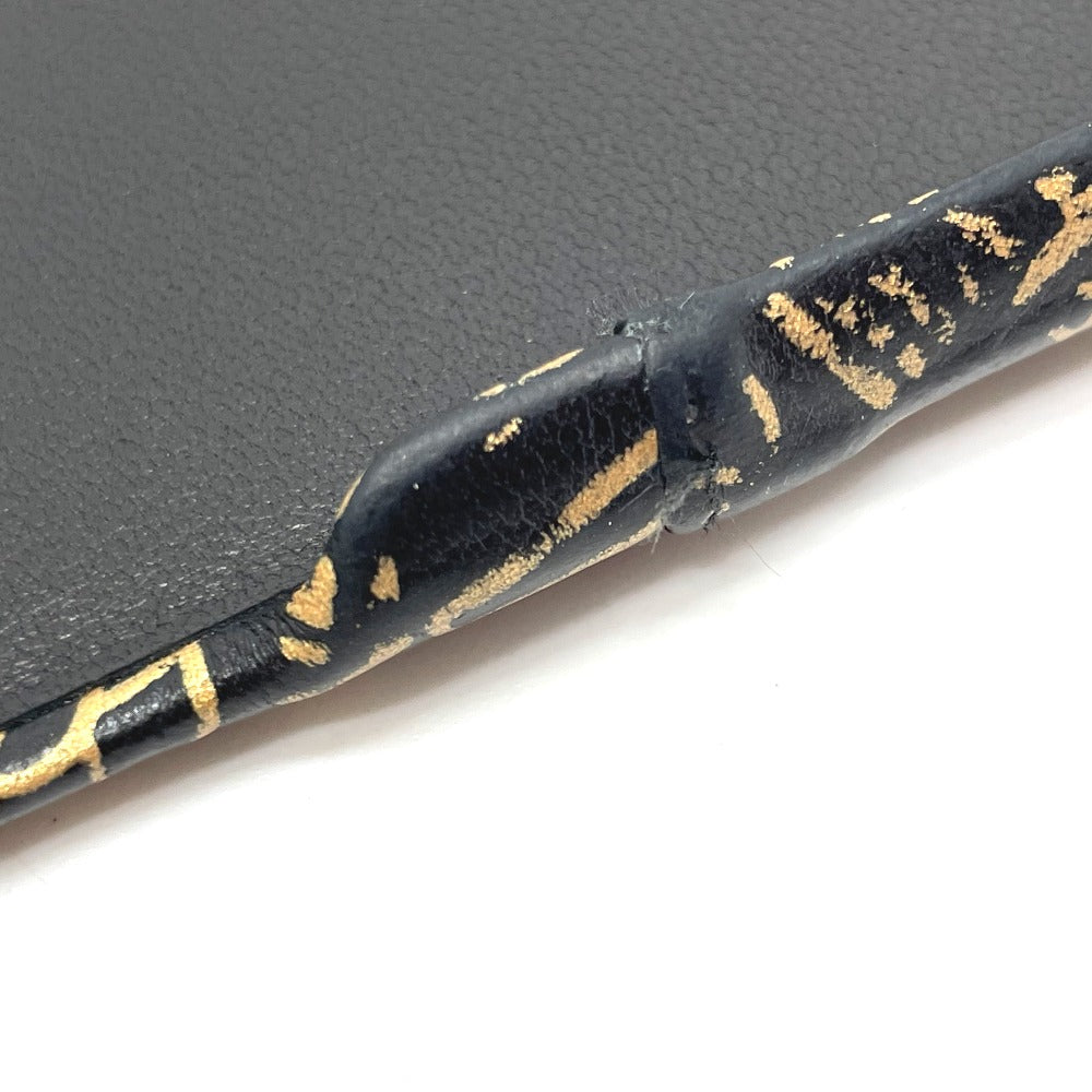 CHANEL Camellia CC Coco Mark Matelasse iPhone X & XS 2019AW Calfskin Case, Women's, Black and Gold