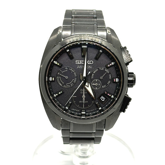 SEIKO SBXC069/5X53-0AV0 アストロン グローバルライン デイデイト GPS ソーラー電波 腕時計 チタン メンズ ブラック