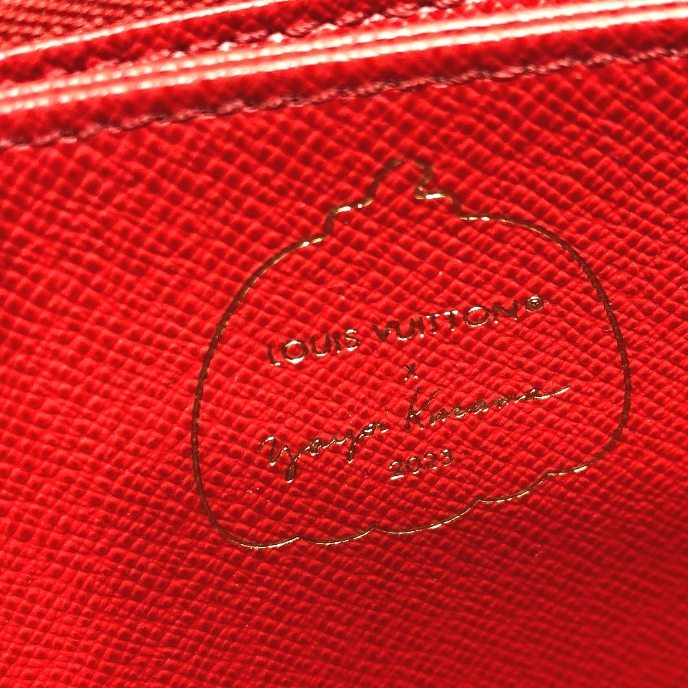 LOUIS VUITTON M81864 Monogram Zippy Wallet, Yayoi Kusama Long Wallet, Monogram Canvas, Women's, Brown