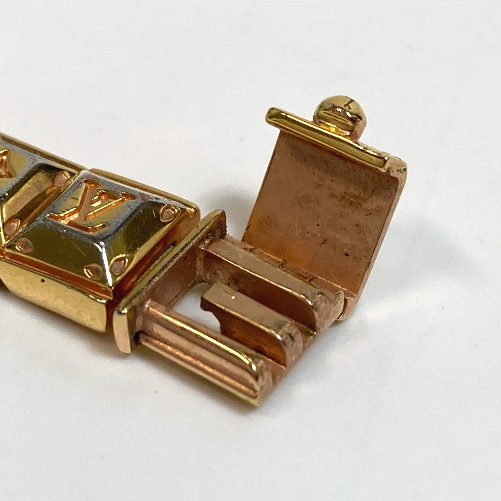 LOUIS VUITTON M64650 ブラスレ ナノグラム アクセサリー テニス ブレスレット メタル レディース ゴールド