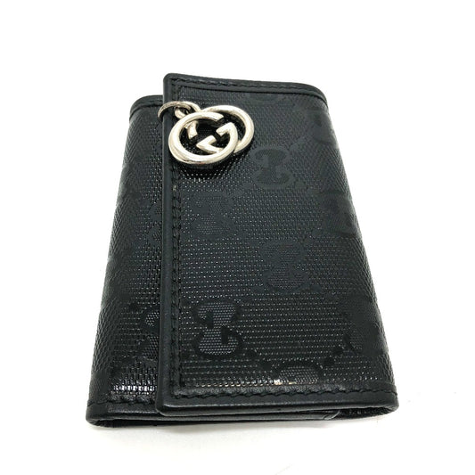 GUCCI 212111 GGインプリメ 6連 GG/ロゴ 鍵 キーケース GGインプリメ メンズ ブラック