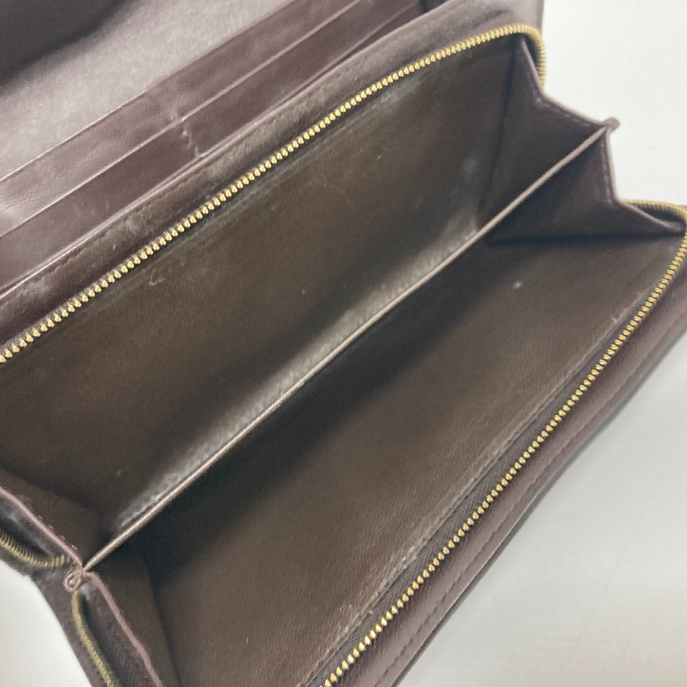 BOTTEGA VENETA 150509 Intrecciato Flap Long Wallet in Brown Leather for Men