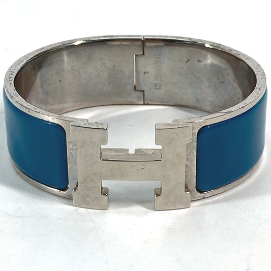 HERMES アクセサリー ブレスレット クリッククラックGM バングル メタル レディース ブルー