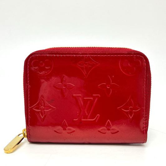 LOUIS VUITTON M93608 ジッピーコインパース 財布 小銭入れ ラウンドファスナー コインケース モノグラムヴェルニ レディース ポムダムール