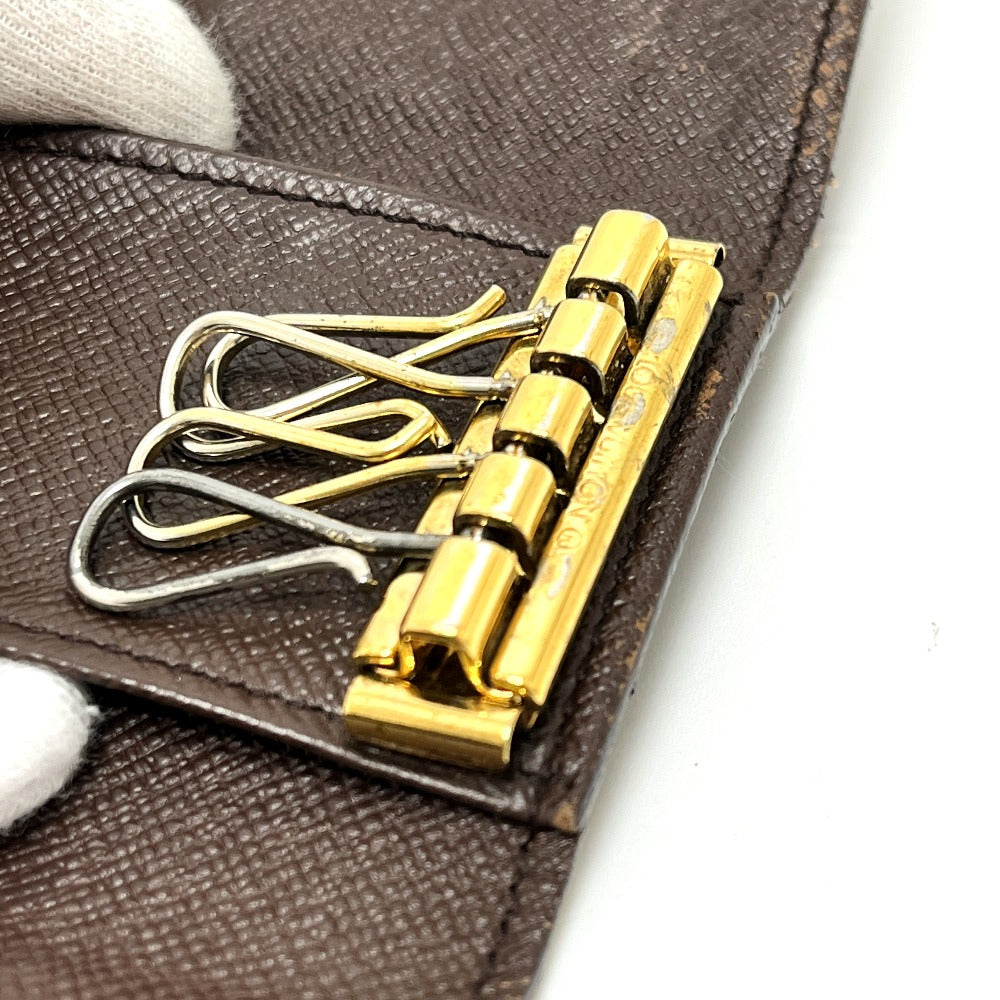 LOUIS VUITTON N62631 ミュルティクレ 4 4連 鍵 キーケース ダミエキャンバス レディース ブラウン