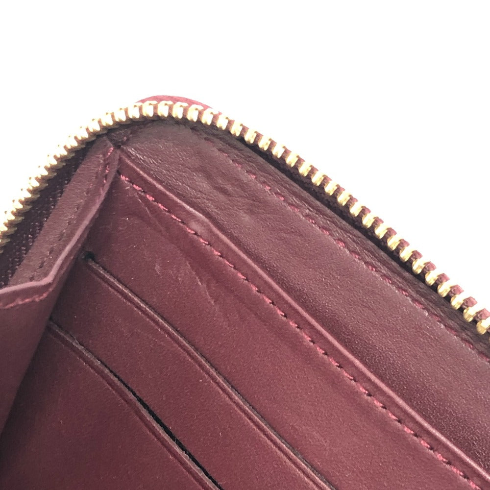 LOUIS VUITTON M93522 Zippy Wallet, Round Zipper Long Wallet, Monogram Vernis, Women's, Amarante