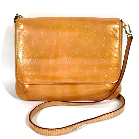 LOUIS VUITTON M91070 モノグラムヴェルニ トンプソン ストリート 肩掛け カバン フラップ ショルダーバッグ モノグラムヴェルニキャンバス レディース マシュマロピンク ピンク