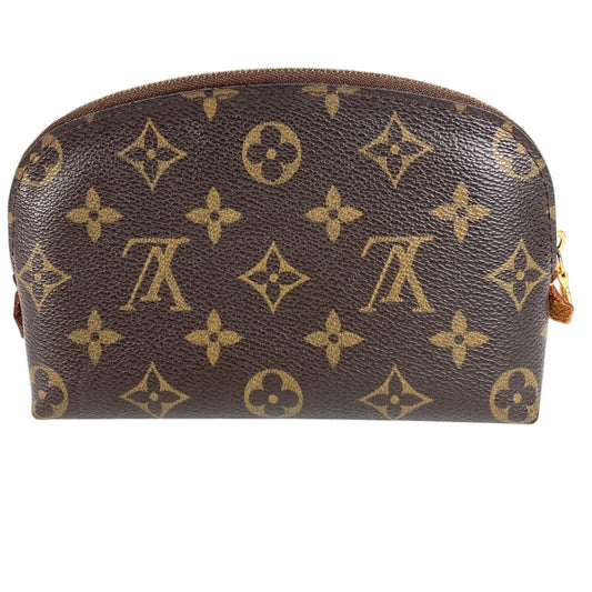 LOUIS VUITTON M47515 モノグラム ポシェット コスメティック PM メイクポーチ ポーチ 化粧ポーチ モノグラムキャンバス ユニセックス ブラウン