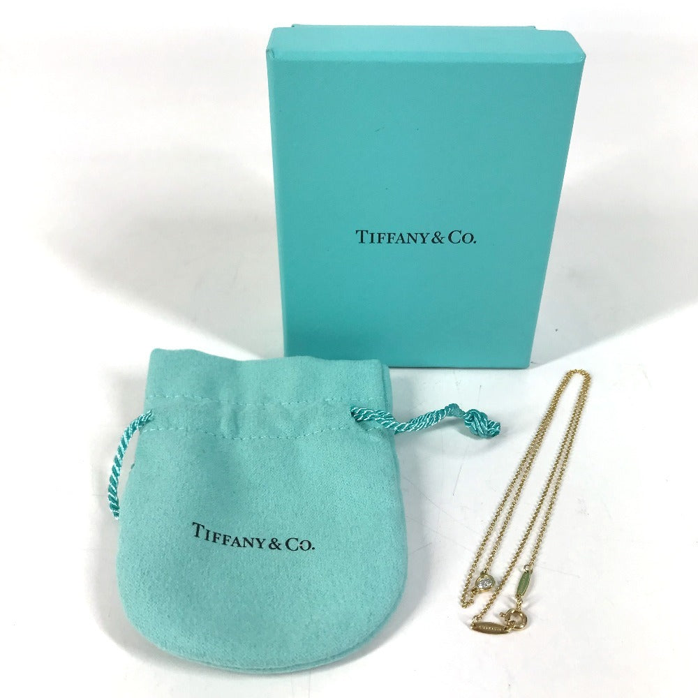 TIFFANY&Co. Diamond By the Yard Diamond 1PD Chain Necklace Accessory 18K Gold K18 Necklace Au750 Gold Used
