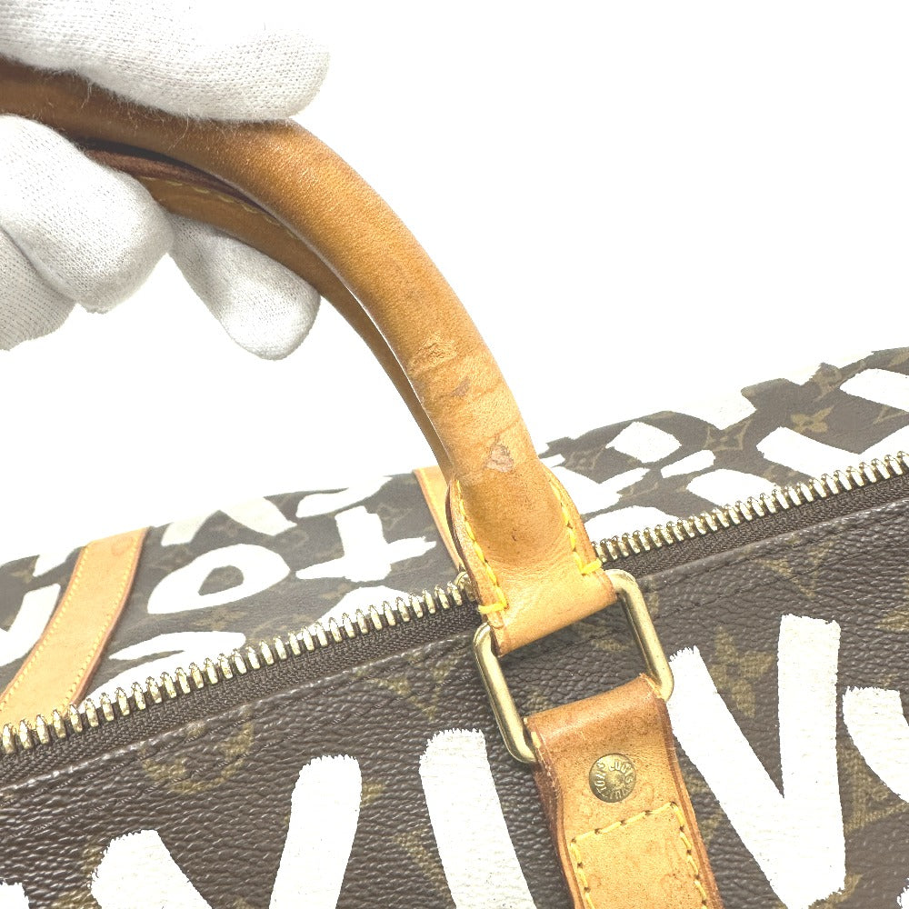 LOUIS VUITTON M92197 Monogram Graffiti Keepall 50 Boston Bag, Travel Bag, Boston Bag, Monogram Graffiti Canvas, Unisex, Brown