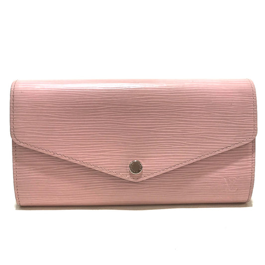 LOUIS VUITTON M61394 エピ ポルトフォイユ サラ 2つ折り財布 エピレザー レディース ローズナクレ ピンク
