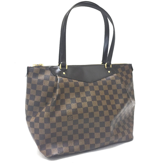 LOUIS VUITTON N41103 ダミエ ウエストミンスターGM カバン トートバッグ ショルダーバッグ ダミエキャンバス レディース エベヌ ブラウン