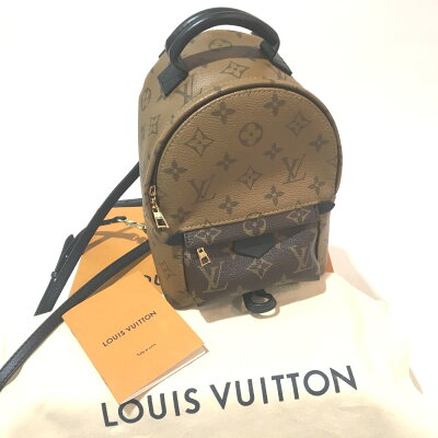 AUTHENTIC LOUIS VUITTON Unused Palm Springs Mini Backpack-Bag Monogram-Canvas
