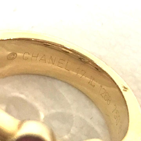 CHANEL K18 Jewelry Ring & Pierce