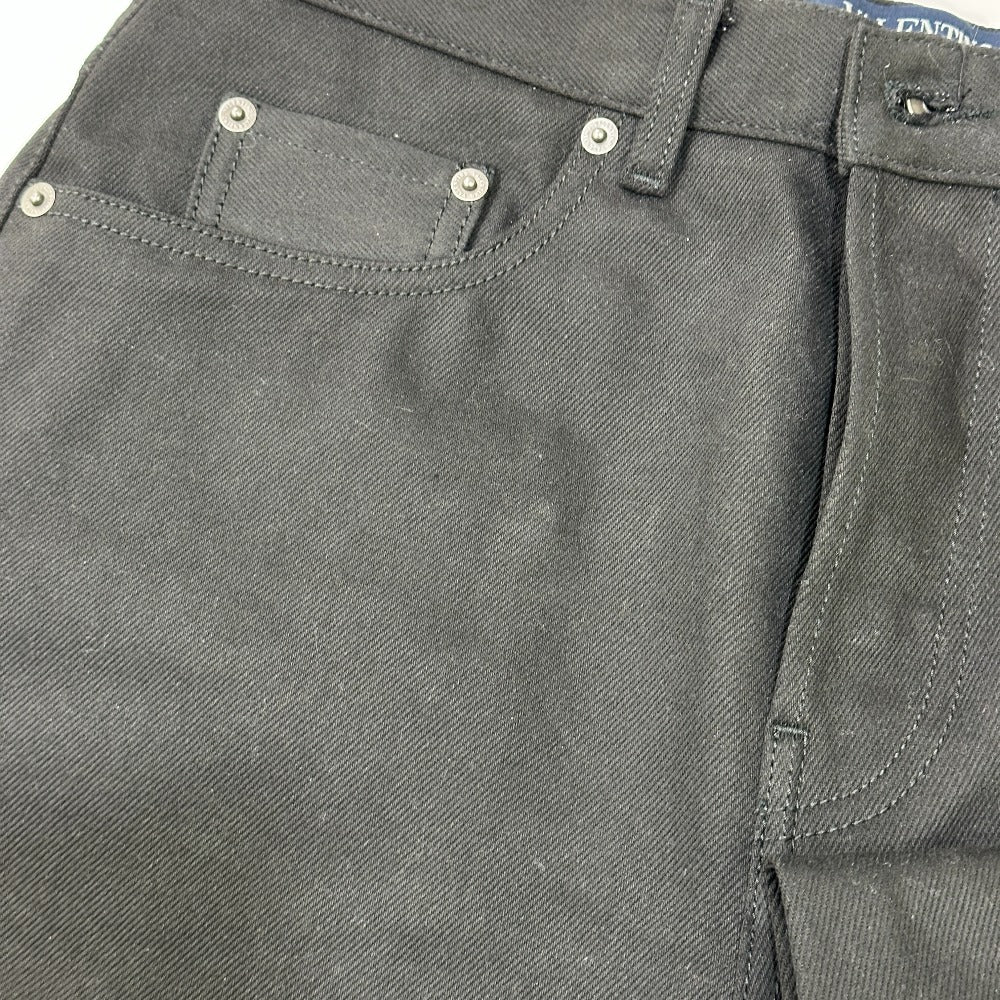 VALENTINO TV3DE00H5YB Vロゴ クロップド ジーンズ パンツ ジーパン ジーンズ デニム アパレル ズボン パンツ デニム メンズ ブラック