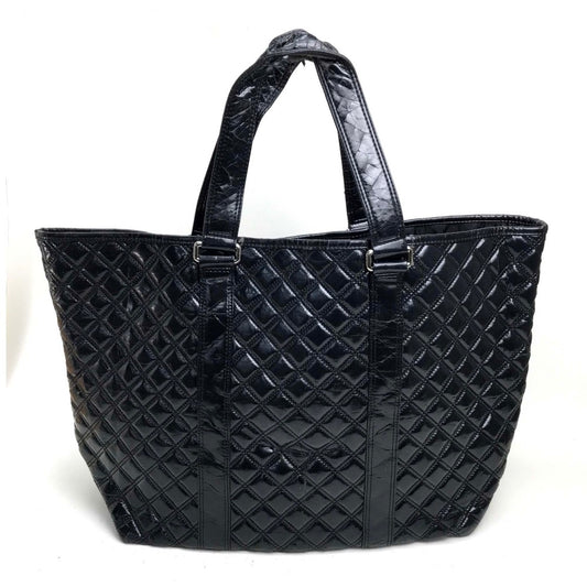 MARC JACOBS キルティングトート(旧型) カバン Mサイズ ミディアム トートバッグ PVC レディース ブラック