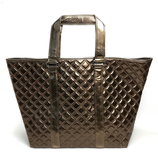 MARC JACOBS キルティングトート(旧型) カバン Mサイズ 非売品 トートバッグ ナイロン レディース ブロンズ