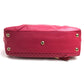 MARC JACOBS logo quilted handbag/tote bag in leather, women's, pink.