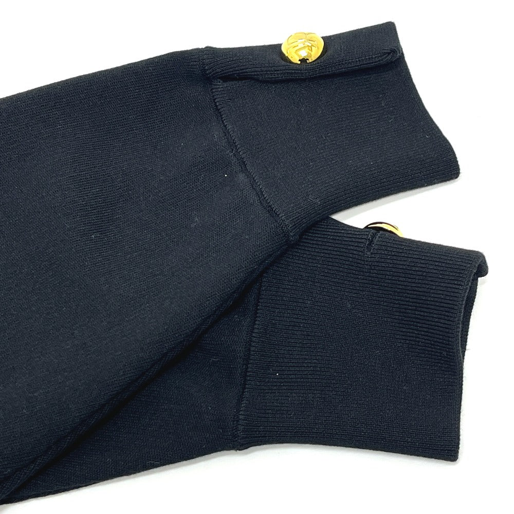Adam et Rope Apparel, knitwear, V-neck, button-up knit, thick cardigan cotton Black Used