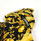 VERSACE グレカ ロゴ ヘアゴム ヘアアクセサリー バイカラー シュシュ シルク レディース イエロー