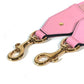 VERSACE ロゴ ショルダーストラップ キャンバス/レザー レディース ピンク