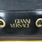 VERSACE ヴィンテージ レオパード 豹 ヒョウ バックパック カバン リュックサック レザー/PVC ユニセックス イエロー