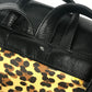 VERSACE ヴィンテージ レオパード 豹 ヒョウ バックパック カバン リュックサック レザー/PVC ユニセックス イエロー