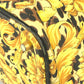 VERSACE ヴィンテージ レオパード 豹 ヒョウ バックパック カバン リュックサック レザー/PVC ユニセックス イエロー