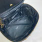 VERSACE Vintage Striped Mirrored Handbag/Pouch Vanity Bag in Canvas/Leather, Multicolor