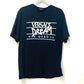 VERSACE DREAM Logo Tops Apparel Short Sleeve T-Shirt Cotton Men's Black