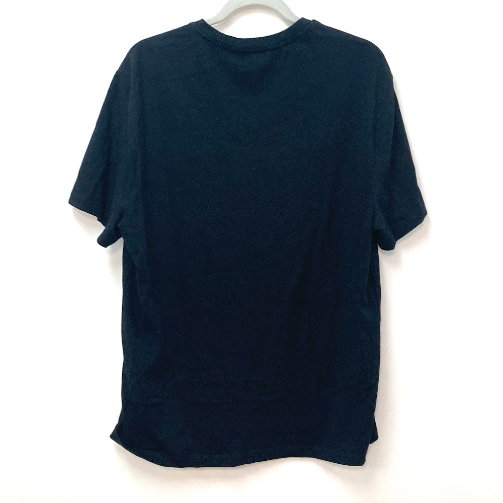 VERSACE DREAM Logo Tops Apparel Short Sleeve T-Shirt Cotton Men's Black