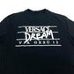 VERSACE DREAM Logo Tops Apparel Short Sleeve T-Shirt Cotton Men's Black
