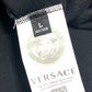 VERSACE DREAM Logo Tops Apparel Short Sleeve T-Shirt Cotton Men's Black