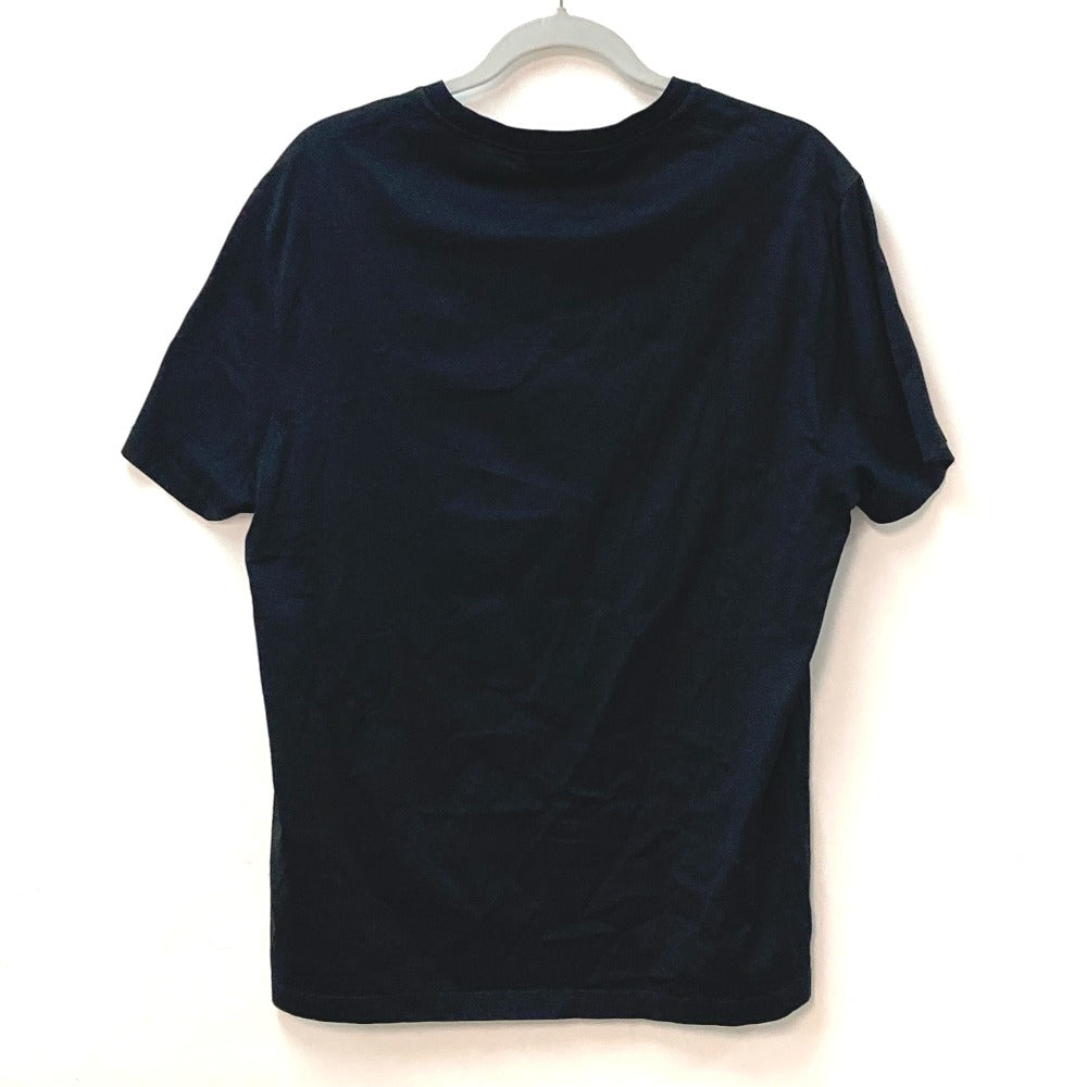 VERSACE Men's Black Short Sleeve Cotton T-Shirt with Logo