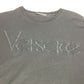 VERSACE Men's Black Short Sleeve Cotton T-Shirt with Logo