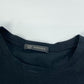 VERSACE ロゴ 刺繍 アパレル トップス 半袖 半袖Ｔシャツ コットン メンズ ブラック