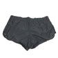 VERSACE Men's Black Nylon Swim Shorts with Logo Print