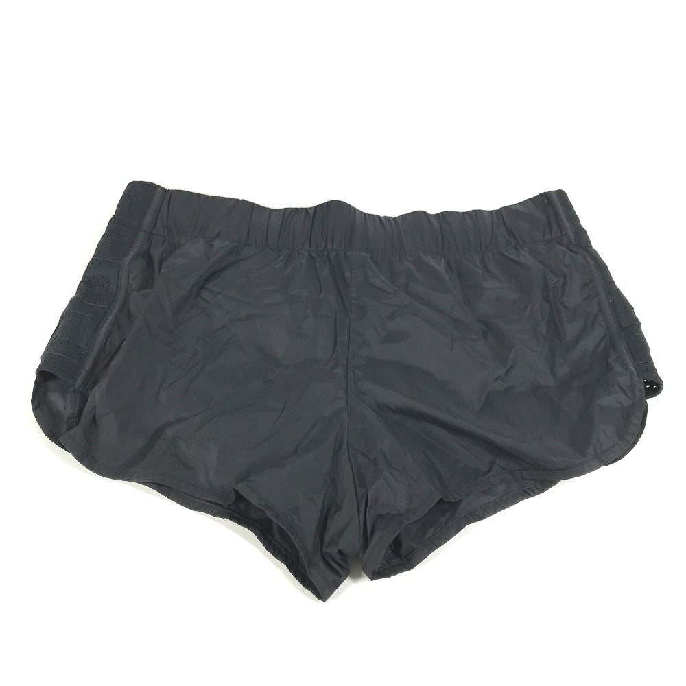 VERSACE Men's Black Nylon Swim Shorts with Logo Print