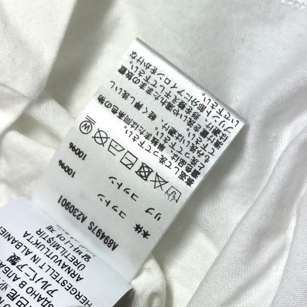 VERSACE メデューサ ロゴ アパレル 半袖 トップス バイカラー 半袖Ｔシャツ コットン メンズ ホワイト